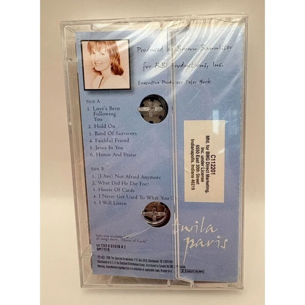Twila Paris Where I Stand Christian Cassette Tape 1996 Christian New Sealed BMG - Picture 2 of 6